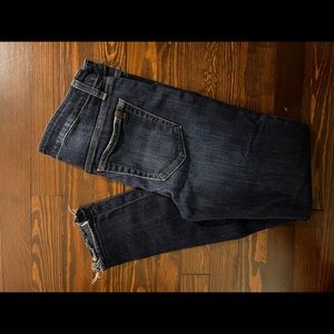 Joes jeans, size 30 raw edge denim